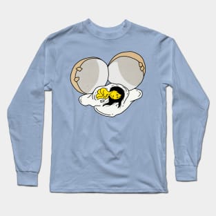 Cracked Lazy Egg Long Sleeve T-Shirt